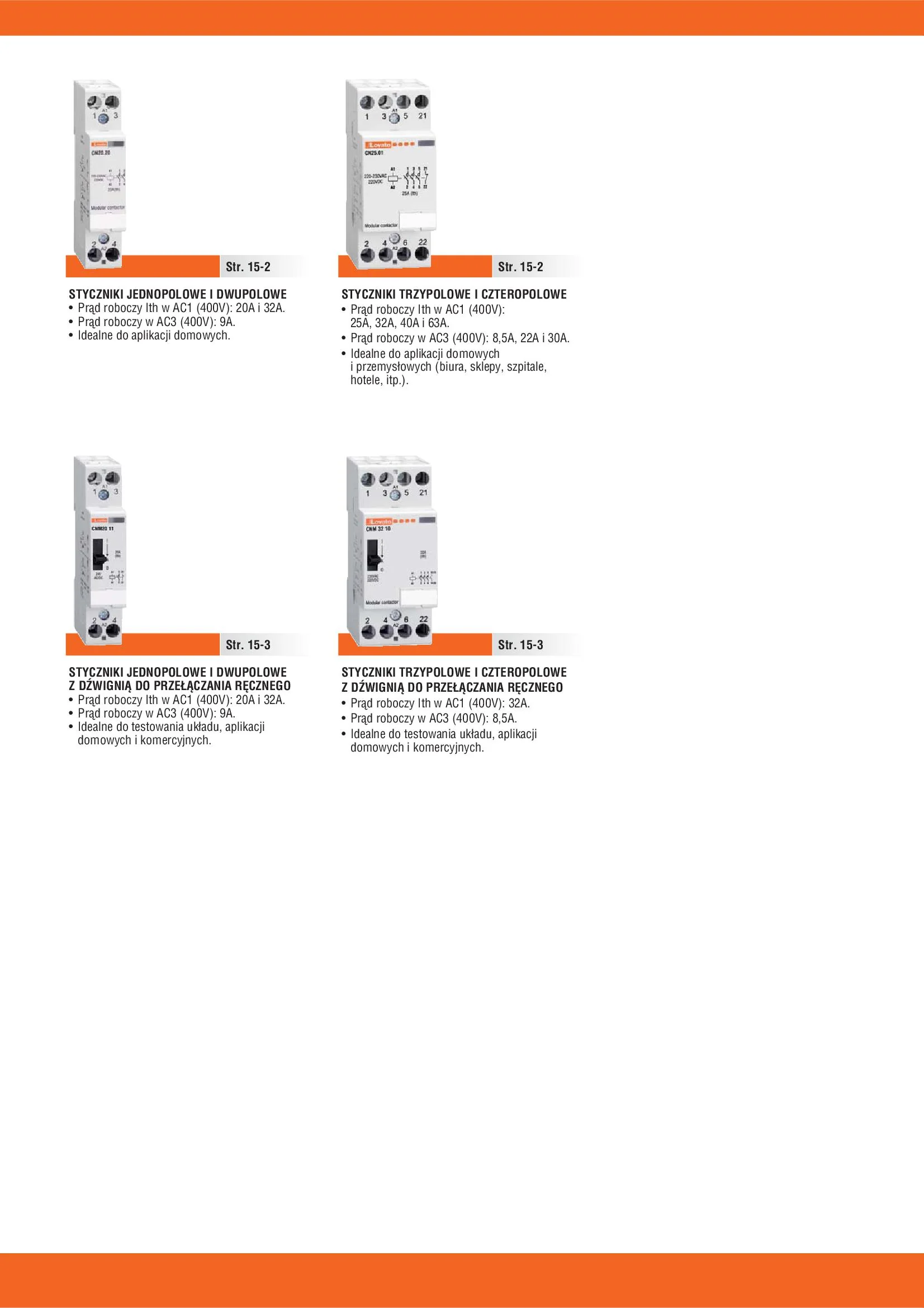 LOVA_Catalog_Styczniki modulowe 2016